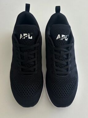 APL Techloom Pro Black Knit Running Shoes
